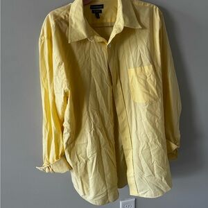 Croft & Barrow Men's Light Yellow Shirt Jacket